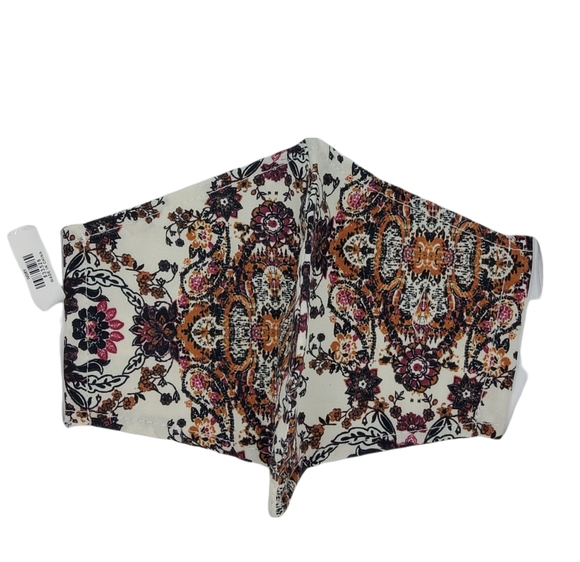 Francesca's Collections Paisley Face Mask 100% Cotton Washable & Reusable NWT - Picture 3 of 3